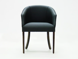 GIRONA ORIGINS - Leather chair with armrests _ Crearte Collections